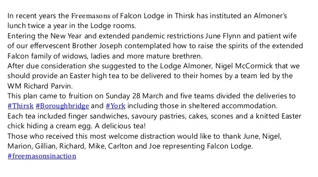 Yorkshire North & East Freemasons tweet media