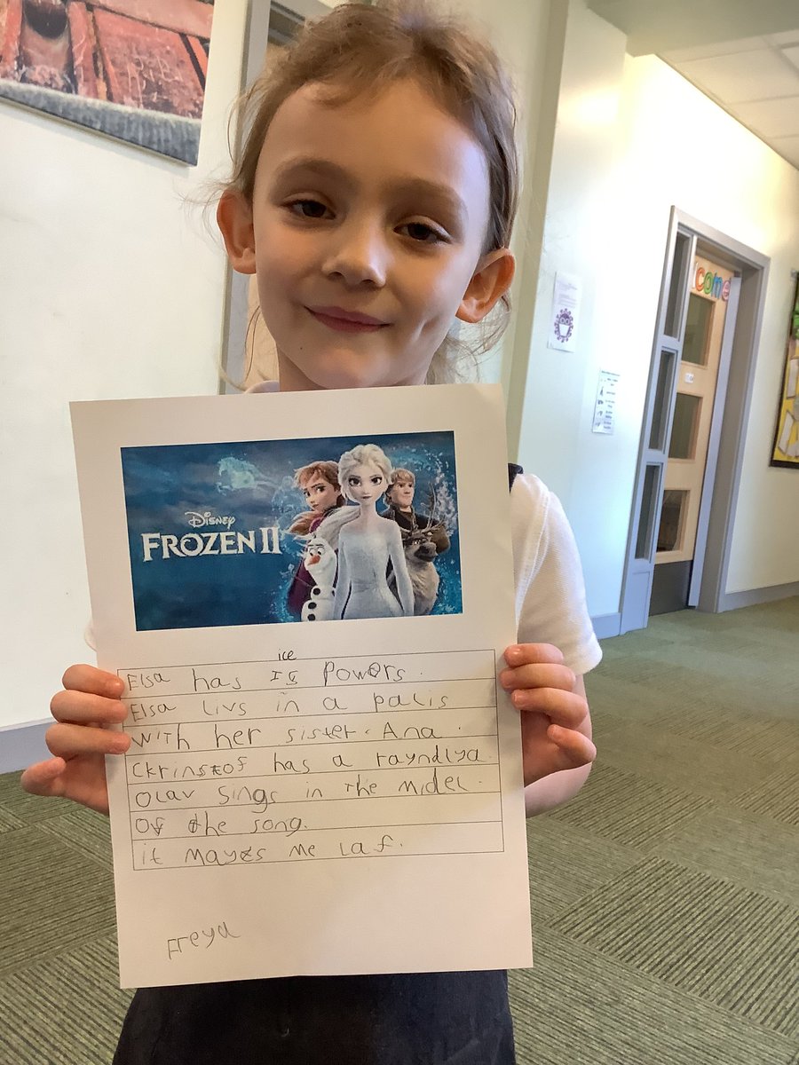 academy_nwpn's tweet image. #elsa #receptionwriting