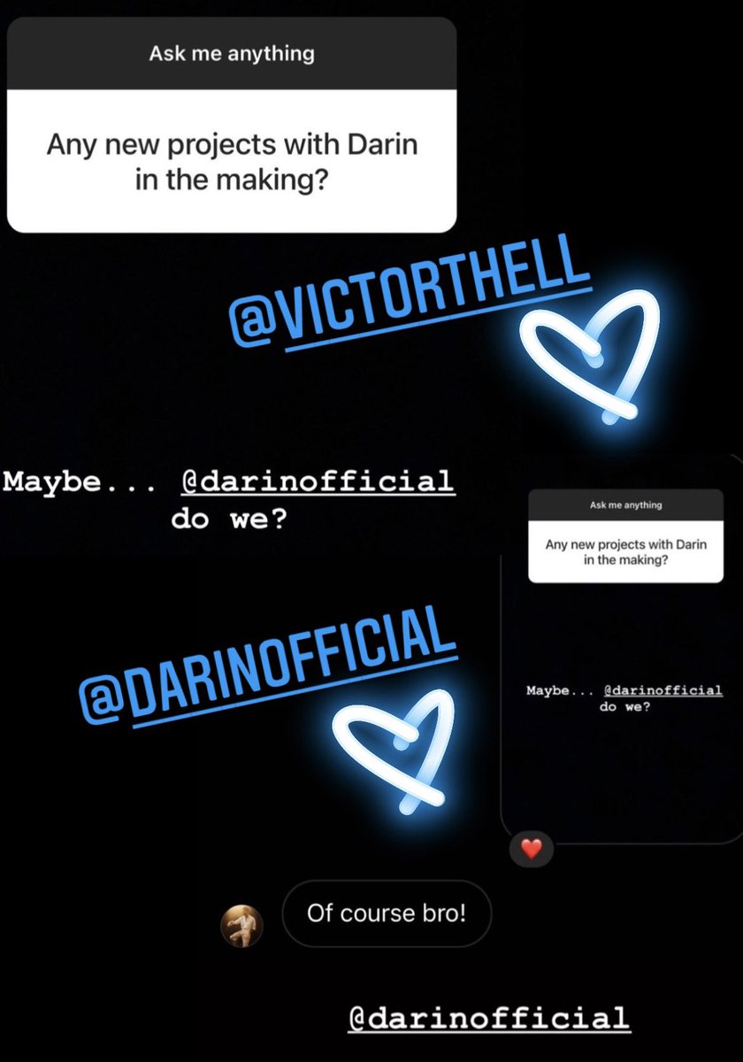 YWahlbeck's tweet photo. Repost >> #victorthell @DarinOfficial @SmithandThell
Such a fantastic combo 😍🥰💙 https://t.co/30n9a6CCMV