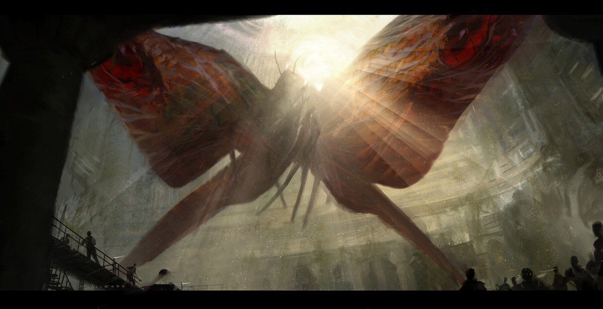 AlexValdez1992's tweet photo. GKOTM: #LegendaryMothra
Concept art by Matt Allsopp at ArtStation
Early concept sketch for #Mothra
https://t.co/e1oYyM9Wjr
#Godzilla #GodzillaKingofTheMonsters #GodzillavsKong #titanusmosura #monsterverse #kaiju #titan #legendarykaiju #godzillamovie #art #conceptart https://t.co/tqhREsJLsv