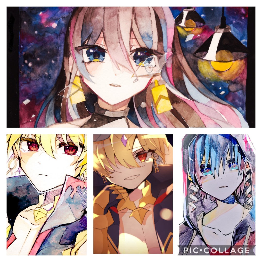 #今月描いた絵を晒そう
わりと描いてたんよな エルキドゥウィークがいい仕事した 