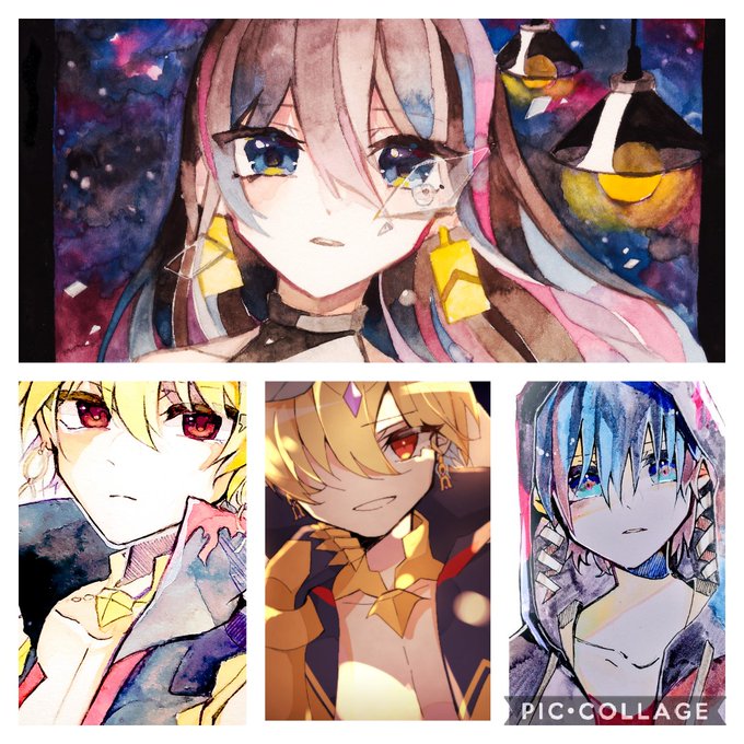#今月描いた絵を晒そう
わりと描いてたんよな エルキドゥウィークがいい仕事した 