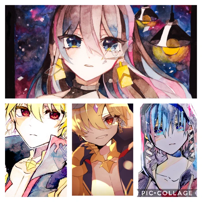 #今月描いた絵を晒そう
わりと描いてたんよな エルキドゥウィークがいい仕事した 