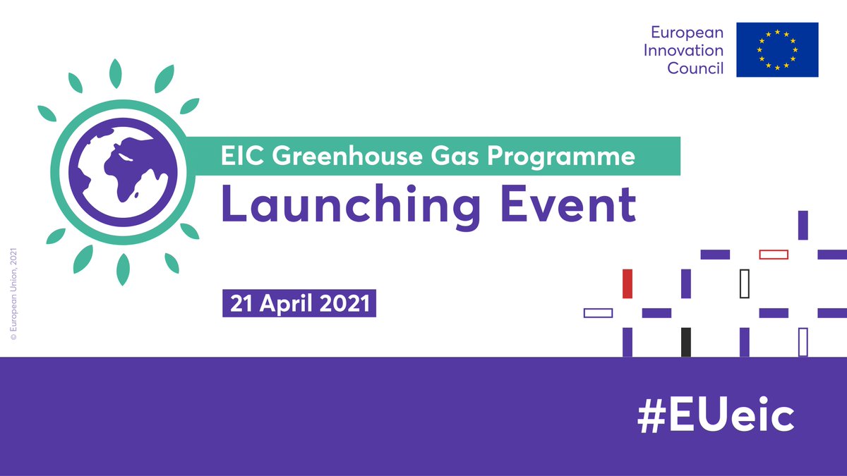 Is your company ready to reduce its carbon footprint? 👣🌍

With the 🆕 #EUeic Greenhouse Gas (GHG) Programme, EIC #startups have the opportunity to co-create #innovative business while reducing #GHGemissions. ☁️

Join the launch event to learn more 👉 bit.ly/3w91Xys