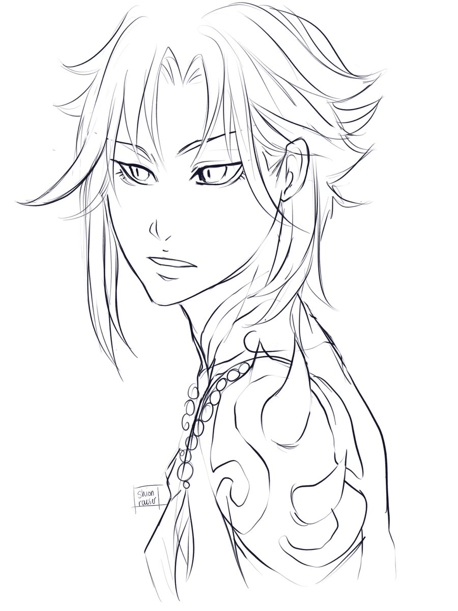 FeeDraws's tweet photo. some random genshin sketches i did #genshinimpactfanart #Kaeya #xiao #diluc #GenshinImapct https://t.co/VTKP4Kz7EE