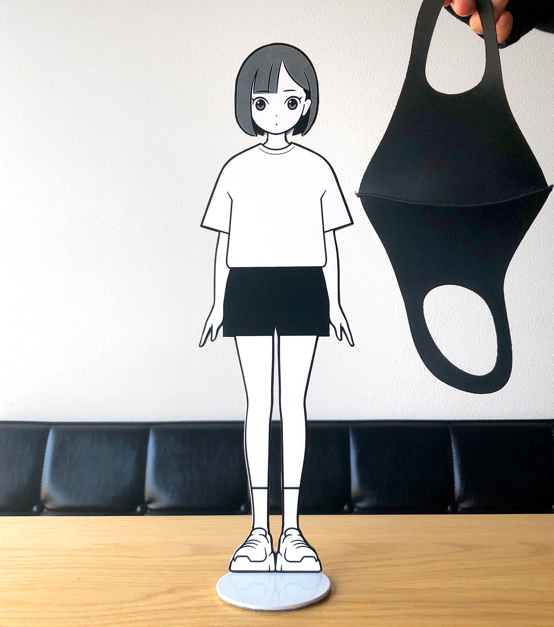 この発想は天才的 女の子のマスクスタンドがカワイイ 話題の画像プラス この発想は天才的 女の子のマスクスタンドがカワイイ 話題の画像プラス