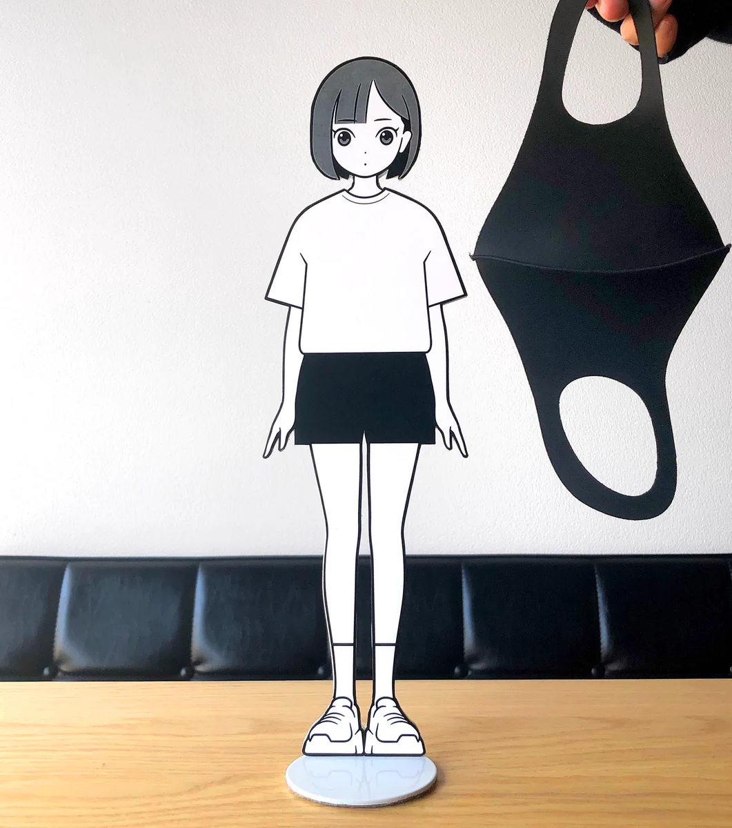 この発想は天才的！？女の子のマスクスタンドがカワイイ！