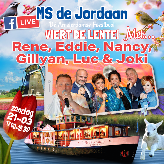 msdejordaan's tweet photo. Wat was het een vrolijke livestream 21 maart jl. op MS de Jordaan. Onze Feestboot stond zowel letterlijk als figuurlijk op z'n kop. Heb jij het LiveEvent gemist? Klik dan op de volgende link:
https://t.co/9pdvfQWeIr
https://t.co/uUBcNjGsFT
#liveevent #feestboot #amsterdam https://t.co/X5uzbvVVAf