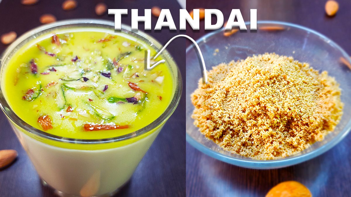 supriyasmenu's tweet photo. Holi Special : Thandai 😋 
https://t.co/jugYKQ3Uei
.
Holi is a few days away and the best thing about this festival is the food. And, Holi is incomplete without Thandai...😍 #MUSTWATCH  
#Thandai #HoliSpecial #Holi2021 #RecipeOfTheDay https://t.co/YdGoAS37iR