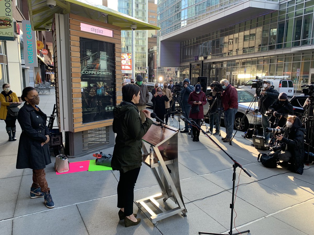 T4MASS's tweet image. .The press conference with Mayor @Kim_Janey is up and running! #transitisessentialMA @GreenRootsEJ @StreetsBoston @AceEJ