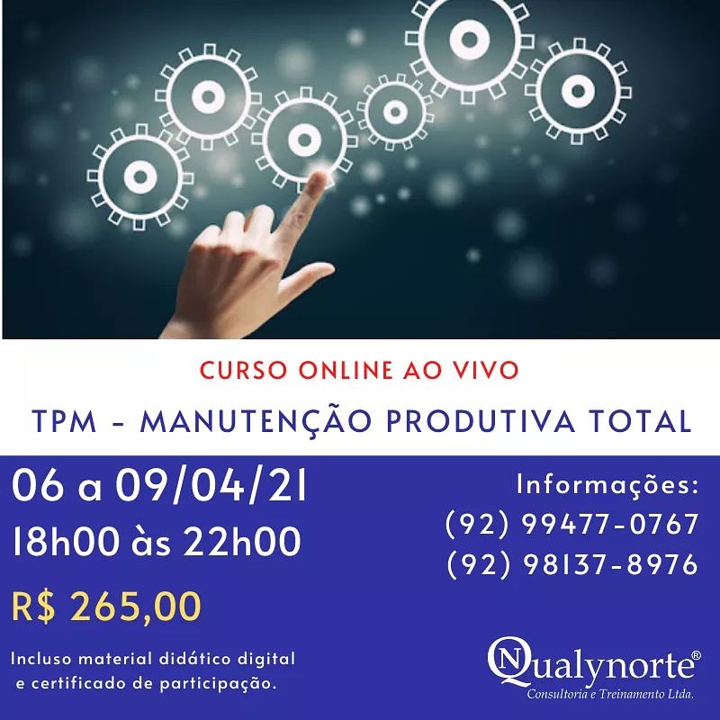 Qualynorte's tweet photo. Garanta sua vaga!

Faça já sua inscrição! 

Aproveite! Não perca tempo!
.
.
.
.
#tpm #manutencao #manutencaoprodutiva #QualynorteConsultoria #qualynorte #cursos #InscriçõesAbertas #precojusto #capacitacao https://t.co/3gx87taJ9w