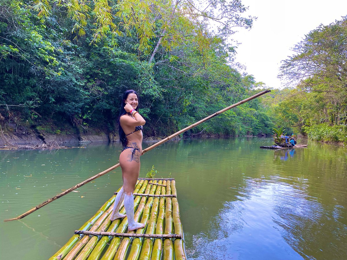theevelinstone's tweet photo. One of the most amazing things I’ve ever done/experienced in my life ❤️ #bambooraft #jamaica
Check out the whole trip on https://t.co/yEktMricqx https://t.co/DZMqF7UXlr
