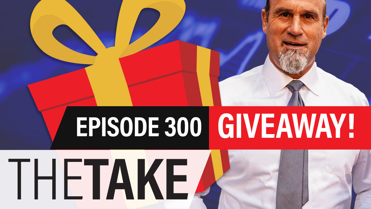 Trade with us! We're rolling out all the stops for our 300th episode of The Take.

We're giving away THREE free subscriptions of UOA Weekly (a $1,000 value) to celebrate this milestone. The giveaway ends this Friday, good luck... BANG! 

Enter here: bit.ly/3rvbufT