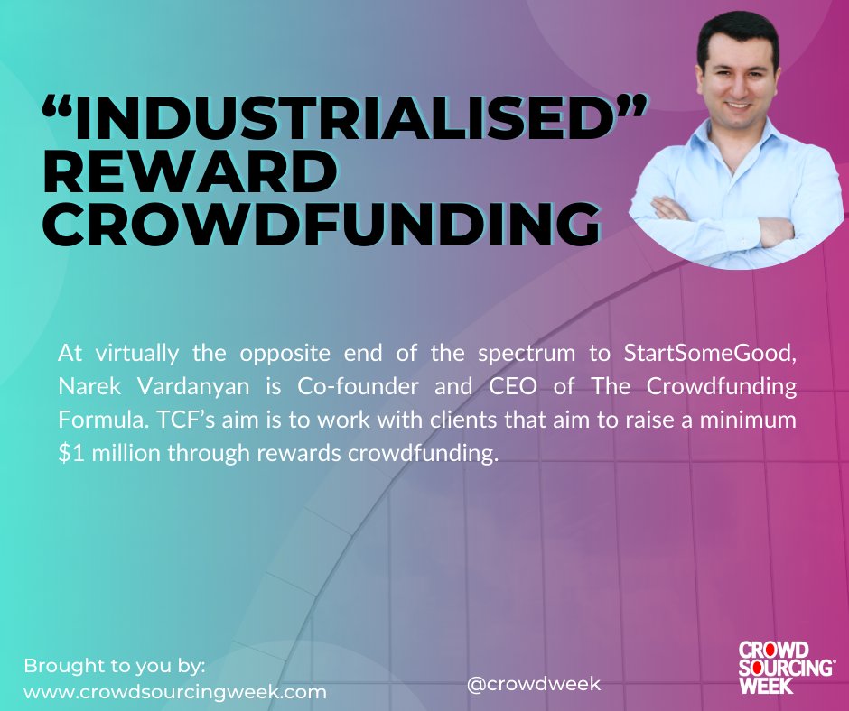 CrowdWeek's tweet photo. https://t.co/DMtdMiIY53
#rewardscrowdfunding #success #CrowdsourcingWeek #crowdsummit #causedriven #bestpractices #steppingstones #industrialised
#corporatecrowdfunding https://t.co/IY9DBJqO7j