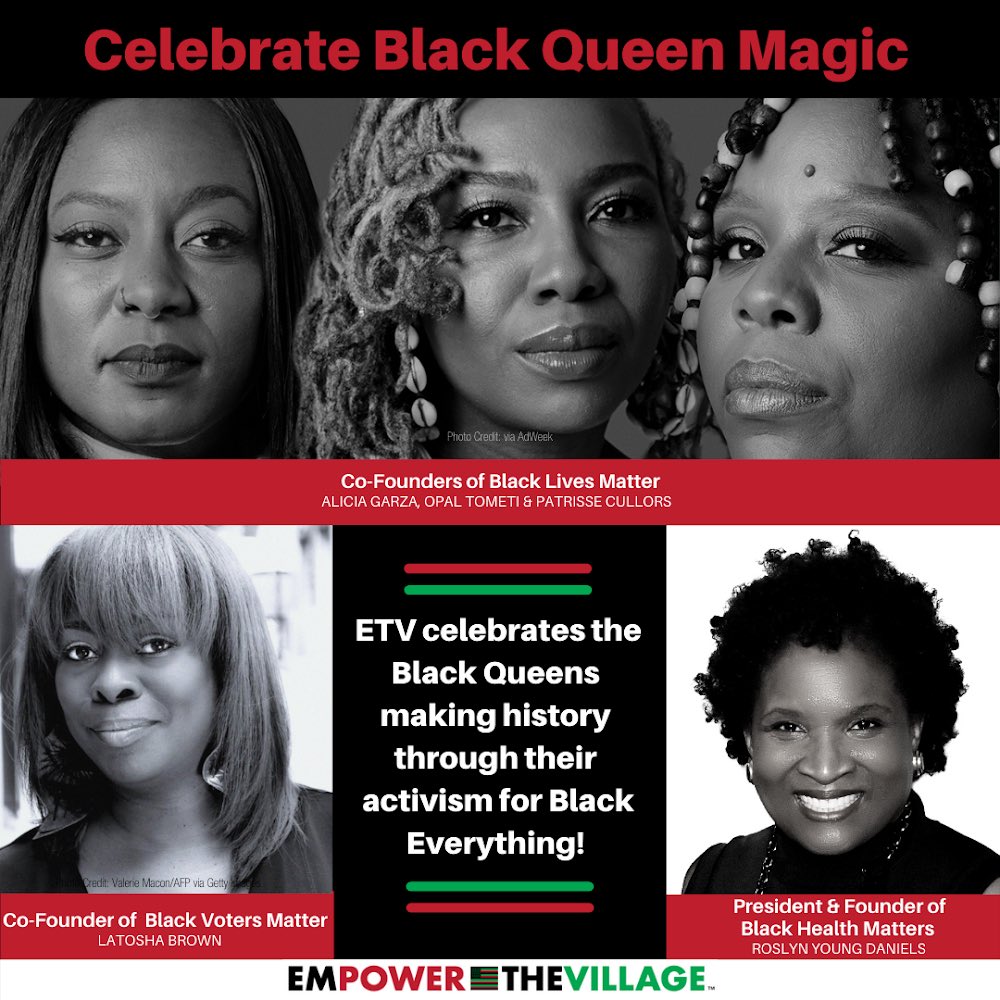empower_etv's tweet photo. Black Lives, Black Health & Black Voters Matter! ETV Celebrates Champions of Change! #BlackQueenMagic #BlackLivesMatter #BlackVotersMatter #BlackHealthMatters #EmpowerTheVillage https://t.co/k93GcKEk1Y