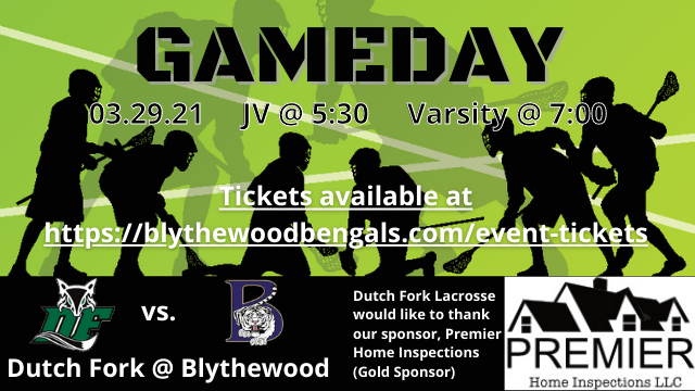 df_lacrosse's tweet photo. Don't think of this as Monday, think of it as GAMEDAY!  See you at Blythewood tonight. https://t.co/mWs4LNx9Q4