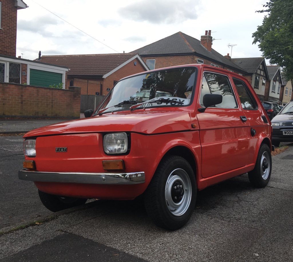 MarkFiat126's tweet photo. @DanielCars05 @StripeyMiata I love driving mine! But must admit it sharpens the mind and reflexes as you really don’t want an accident in one. 😀 https://t.co/HdExhADVKL