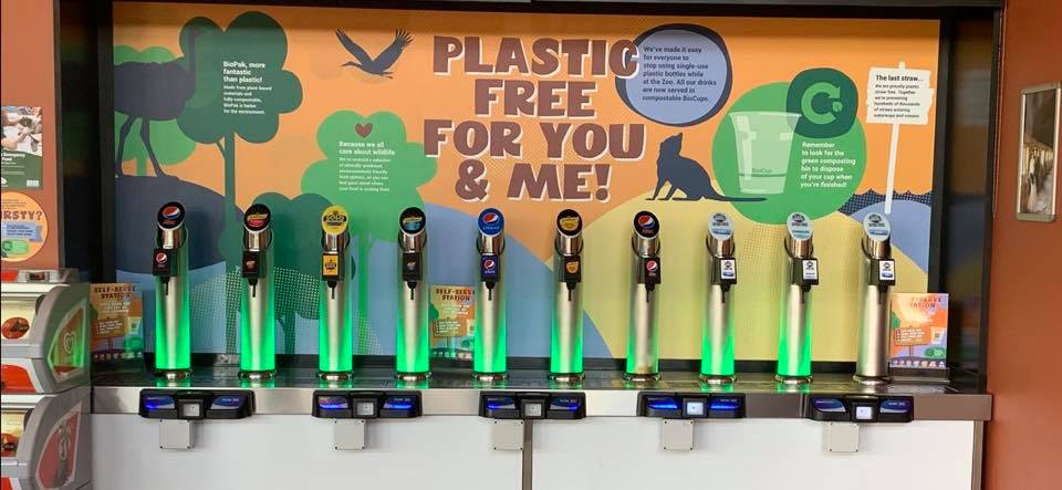 Draftserv's tweet photo. Australia is back (and eliminating plastic bottles)!!  39 DraftServ systems installed across 3 Zoos pouring 1,000s of @PepsiCo drinks each month.  Real time data visibility and product control. Scan, Pour, Go!! #beverage #hospitality #concessions https://t.co/K94A0HAnOn