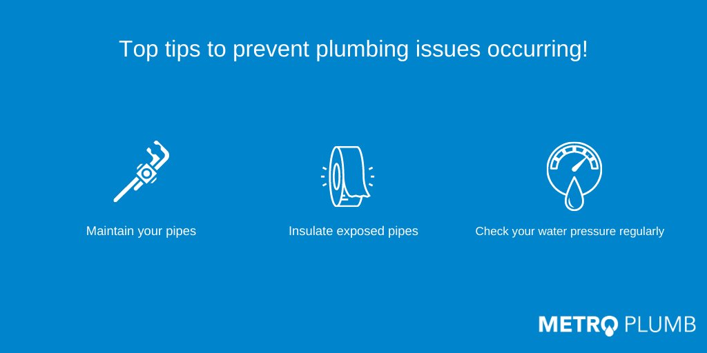 We've provided a few handy #toptips to help reduce the risk of a #plumbing issues occurring!

However, if you do happen to experience a #plumbing problem that needs a professional to fix, contact Metro Plumb! 

☎️ 0800 415 514
🖥️ ow.ly/dXF350CIFgk