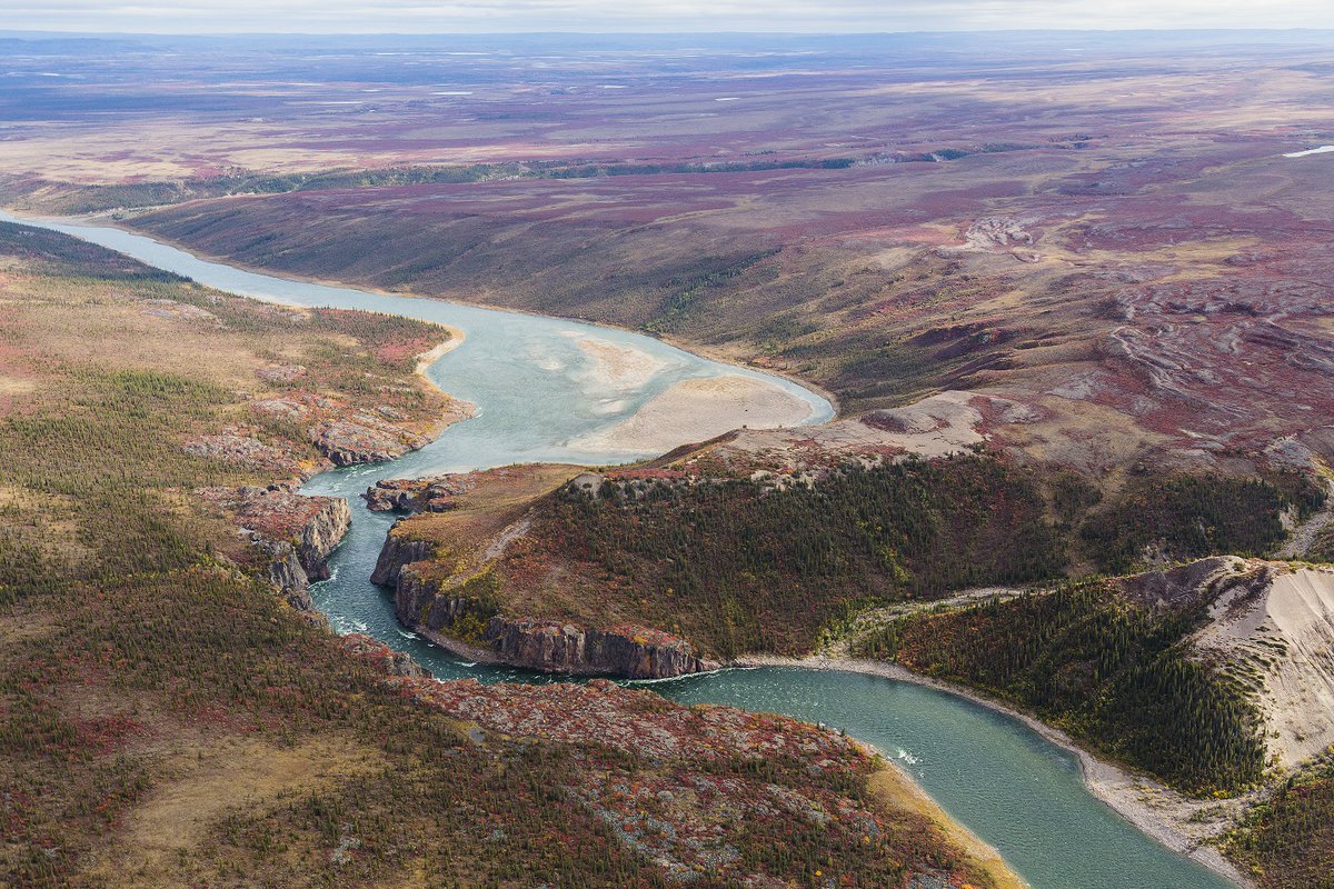 #FunFact The #CoppermineRiver earned its name for the copper deposits that can still be found in small amounts along the river. <a href="/TravelNunavut/">Travel Nunavut</a> <a href="/NuTourism/">Destination Nunavut</a>