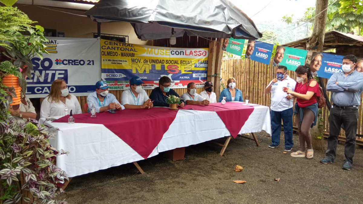IndConLasso's tweet photo. El Ing. Juan José Pons y el Asambleísta electo @panchojimenezs visitaron Olmedo donde conversaron con dirigentes y expusieron las propuestas de @LassoGuillermo.
#EncontrémonosParaLograrlo #LassoPresidente2021
@KAROLURIBEVELEZ https://t.co/steU9XclnL
