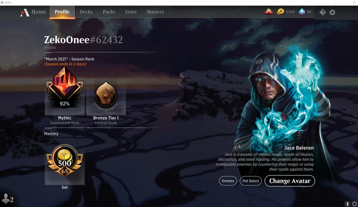 ZekoOneeMTG's tweet photo. From Gold 3 to Mythic doing a 37-12 with a 76% WR.
@mtgazone @UntappedGG @ArenaDecklists https://t.co/kR0woeQFBq