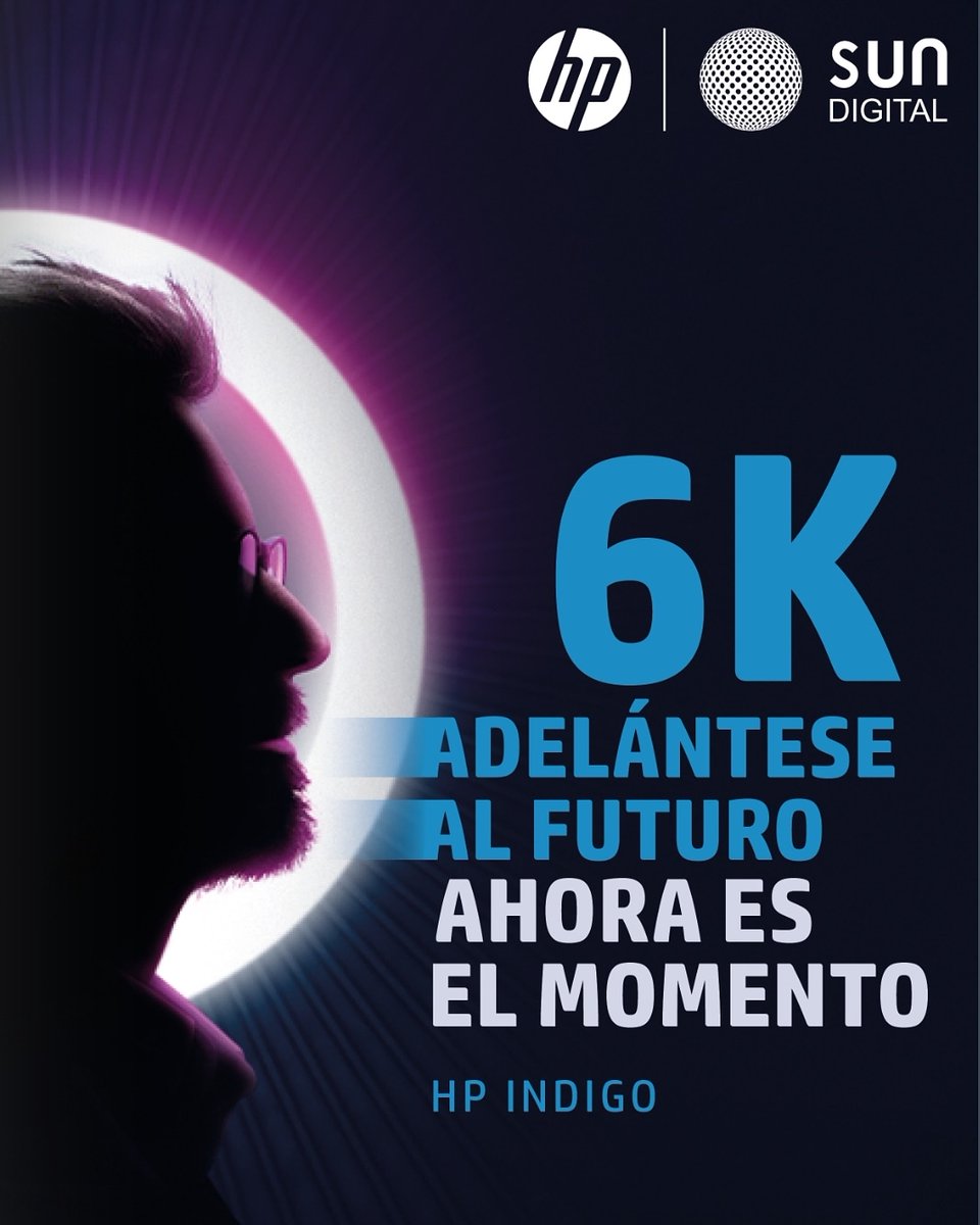 labelpacklat's tweet photo. @SunDigitalMex y @hpindigo se adelantan al futuro con la prensa 6K
"No todas las #empresas empezaron siendo #digitales pero todas deberían PLANIFICAR UN #FUTURO DIGITAL" #impresiondigital #hpindigo #imprenta #imprentadigital #6k #futureisnow #powerofyes #Labels #Offsetdigital https://t.co/nlLtBKcaag