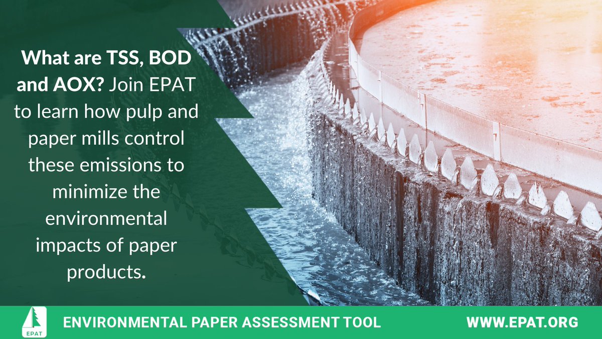 EPATReporting's tweet photo. Another key element of the environmental footprint of paper is the quality of effluent from pulp and paper mills. Learn more at https://t.co/Z9mN0cGPHe.

#sustainability #pulpandpaper #paperindustry https://t.co/W1DXS3vQEc