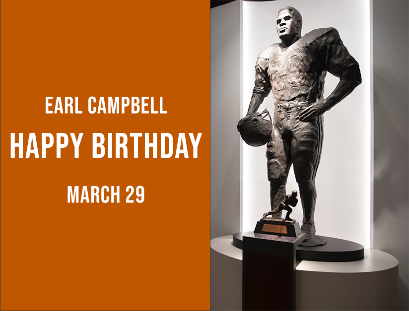 Happy Birthday Earl Campbell - to you 