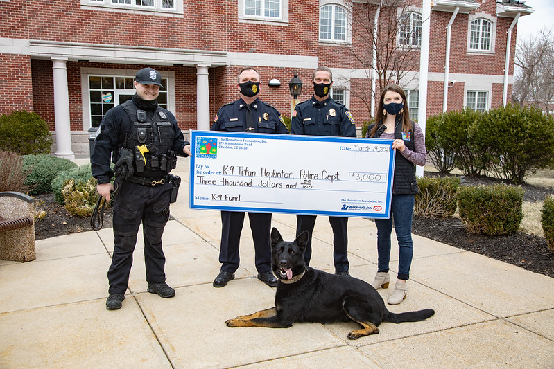 DreamRideExp's tweet photo. K-9 Titan is jumping for joy because he was granted one of the top awards of $3,000 from our Hometown Heroes $10,000 K-9 Giveaway! K-9 Titan is partnered with Officer Sanchioni of the Hopkinton Police. They are quite the duo! #PoliceK9 #K9Giveaway #K9Unit https://t.co/hwEA2Oo3i3