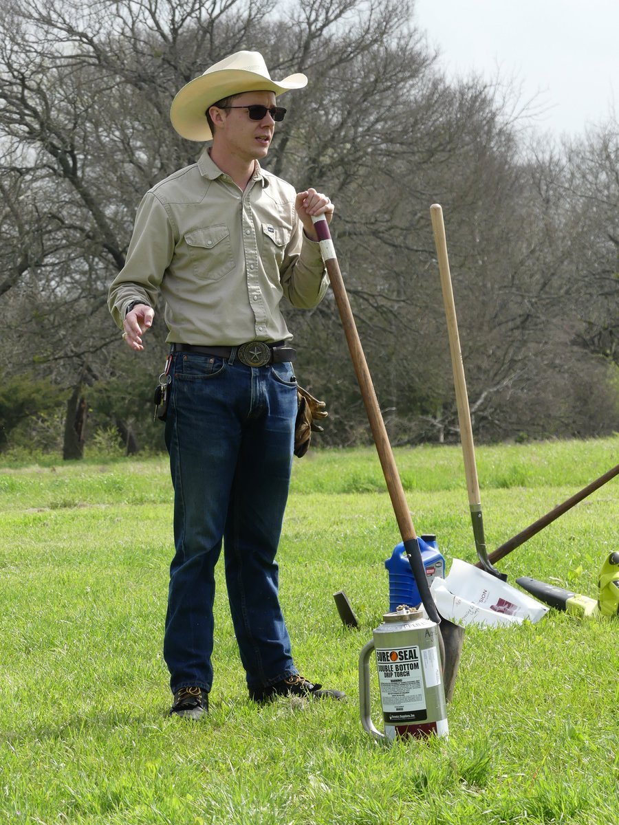 anr_co's tweet photo. Had a great time at our 1st brushpile building & burning demonstration on Sat! We had 24 folks join us in discussing using brushpiles for #wildlife & #quail habitat, #burning regs, #wx forecasts, & some hands-on driptorch time. Photos via T. Patterson. @txextension @ChaseTBrooke1 https://t.co/dGO8NKMXCC