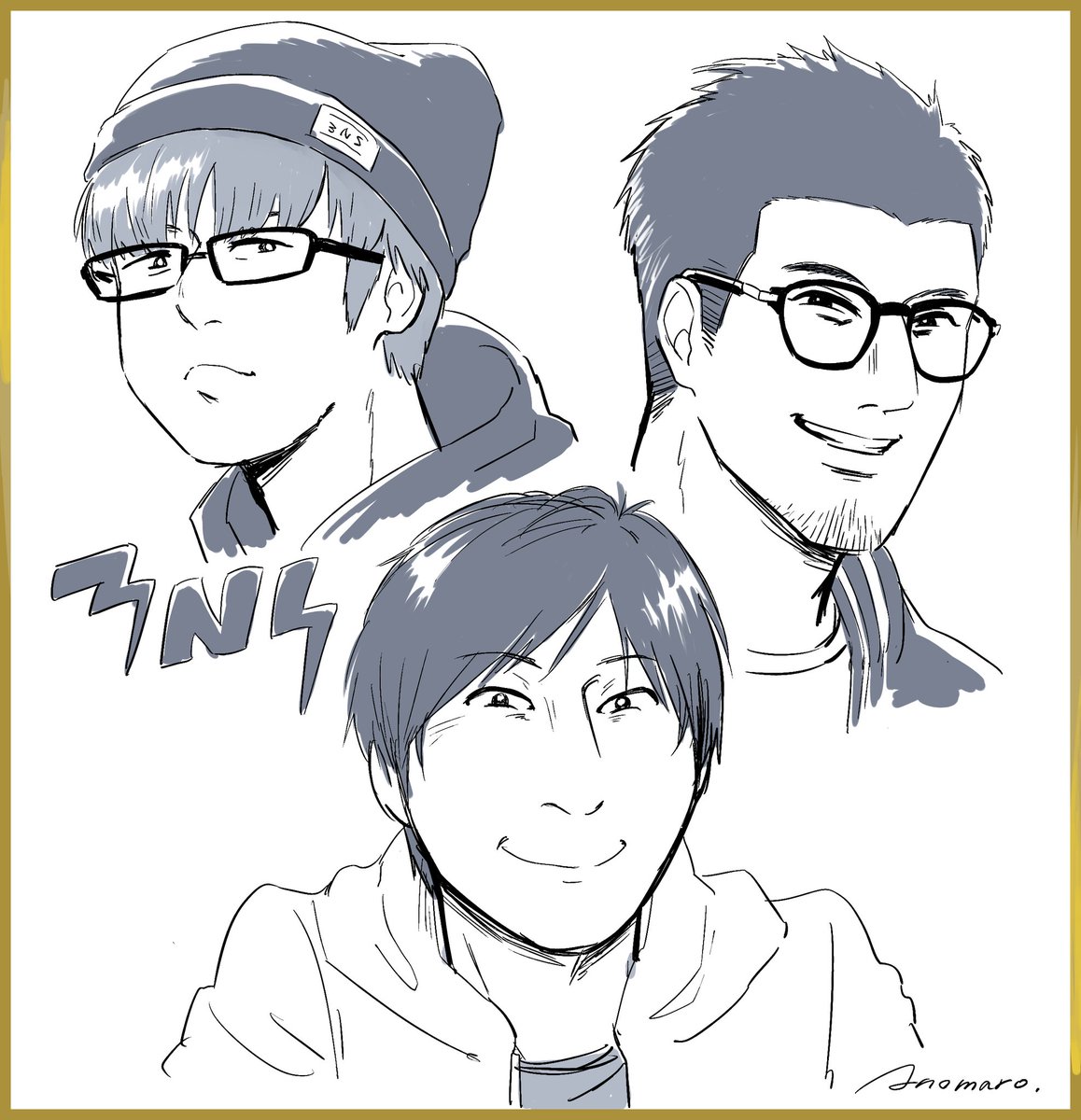 #このタグを見た人は推しの初描きと現在の絵を載せる
厳密には初描きでなく2度目です。2020年1月→2021年3月。