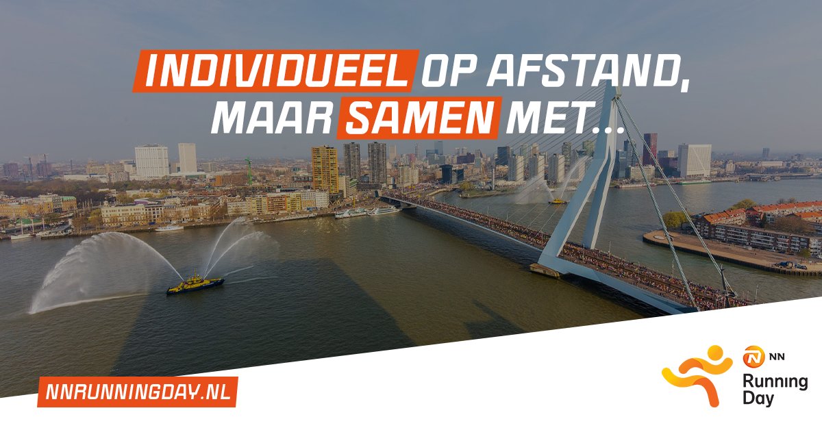 MarathonRdam's tweet photo. Het wordt aankomend weekend perfect weer om te lopen. Met wie loop jij de @NNRunningDay - NN Marathon Rotterdam Edition? Laat het weten in de comments! 👇 ☀
👉 Meld je gratis aan via https://t.co/jcyHZPhtbg
#NNRunningDay #youneverrunalone #DeMooiste #NNMarathonRotterdam https://t.co/SfXTlOQcX3
