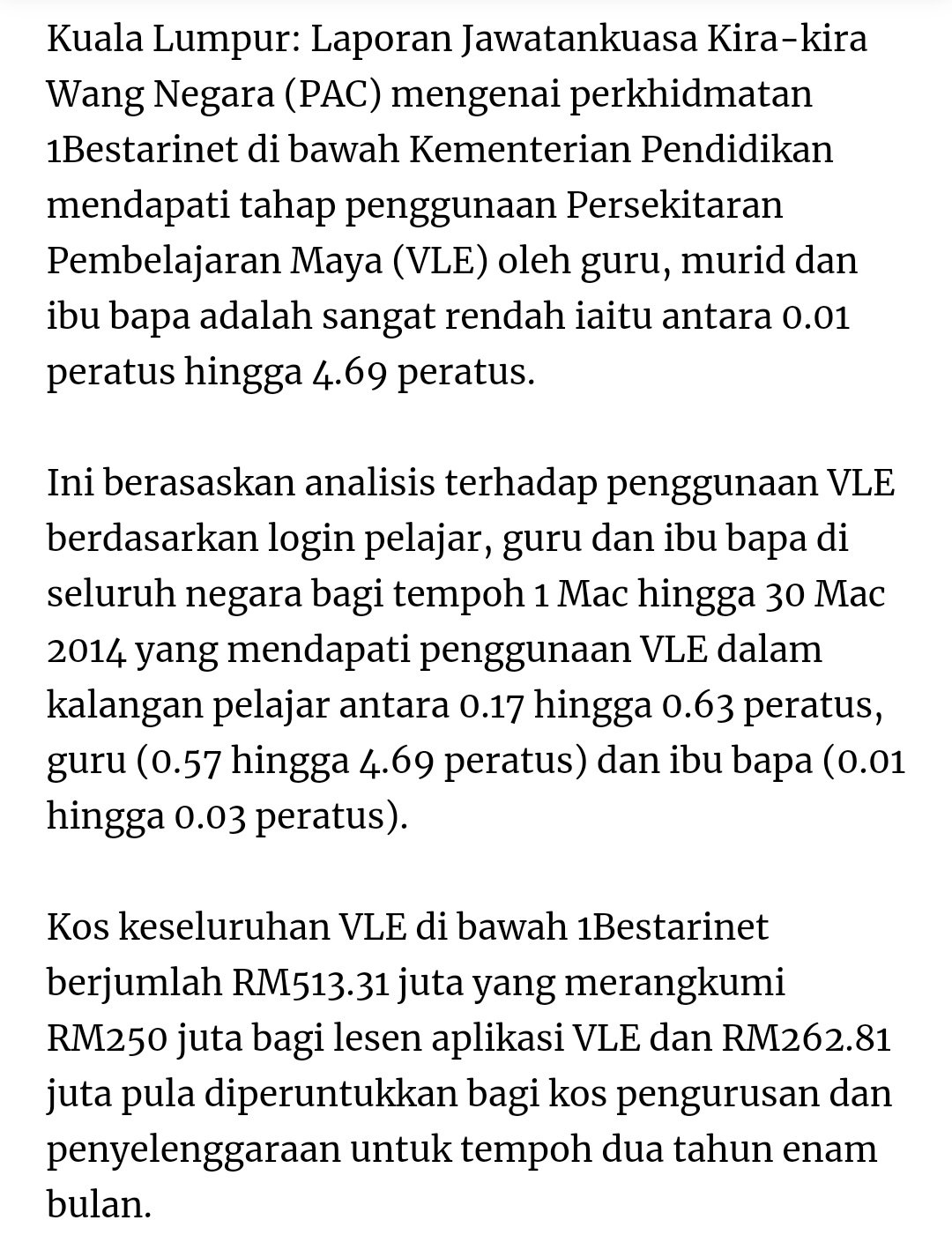Imran On Twitter 2 Frog Vle Kos Rm513 31 Juta Hanya Untuk Frog Vle Tak Termasuk Kos Kesuluruhan 1bestarinet Dulu Cikgu Ict Aku Panggil Beberapa Pelajar Minta Tlg Login Kan Beratus Akaun Murid Supaya Statistik Sekolah Sbg Pengguna Aktif Naik