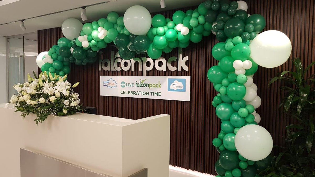 SeidorMENA's tweet photo. #GoLive Celebration
#FalconPack, one of the leading manufacturer & distributor of disposable food packaging products packaging solutions in #UAE, ready for go-live with #SAP Enterprise Solutions. Stay tuned... https://t.co/lByWX8tsQ6