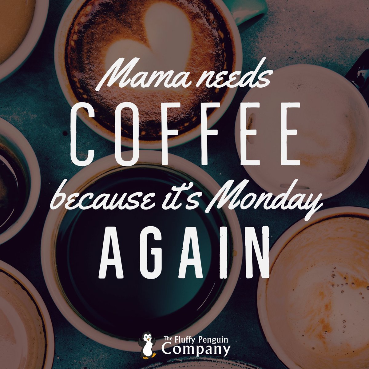 FluffyPenguinCo's tweet photo. I'm pretty sure it was just Thursday, how did it become Monday again already? 

#FluffyPenguinCo #ShopSmallBusiness #ClothDiaperMama #MomLife #Toddlers #Coffee #CoffeeTime #MondayMood https://t.co/FCrIaIeGIb