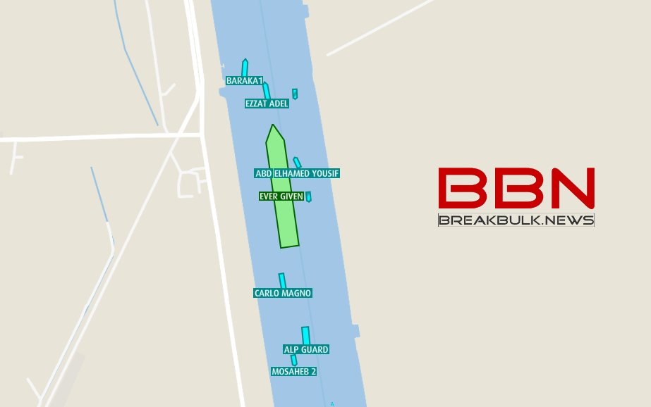 breakbulknews's tweet photo. BREAKING NEWS The Ever Given vessel is released and is sailing at 3kn at this moment.

#evergiven #vessel #suezcanal #suezblocked #sailing #breakbulknews #breakbulk #maritime https://t.co/Sx0TDb2D9w