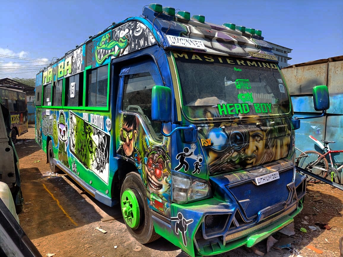 MatwanaCulture's tweet photo. 🚧 Coming Back Soon : Master Mind a.k.a Mamba Representin' Umoja Route 35/60 • Designed by #Lithiumized • Audio & Visuals by #AudioPlay • Fabricated by #KCI
#MatwanaMatatuCulture #AgeOfTheCulture #Matatu #LongLiveTheMatatuCulture #Kenya #Isuzu #Art https://t.co/jK2VTLSXhQ