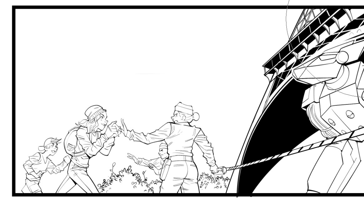 i feel like my style is chaging again... Also, this is one of the comics that i draw for my friend's studio.
