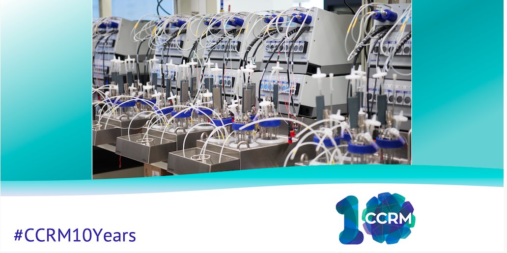 CCRM_ca's tweet photo. A look at #CATCT’s numbers: What has this #AdvancedManufacturing centre accomplished? It’s done 35+ client projects; generated over 36B #PSCs in a single 10L suspension run; produced 1B primary NK #cells from a single donor & more! With @Cytiva & thx @FedDevOntario #CCRM10Years https://t.co/n6kX7RZVwi