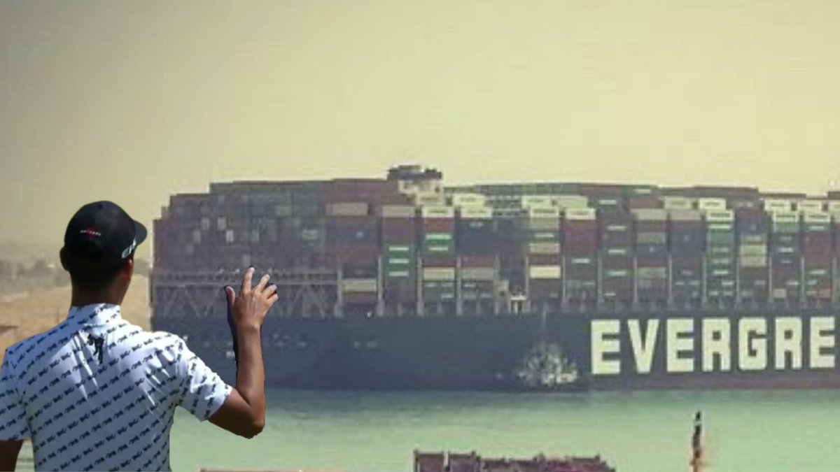 willknightsTFE's tweet photo. "Listen, man. I know you didn't mean to, and I was going to let you do whatever you wanted anyway, but next time just make sure you get my permission before you disrupt global supply chains for an entire week." https://t.co/fP6tEeIuLL