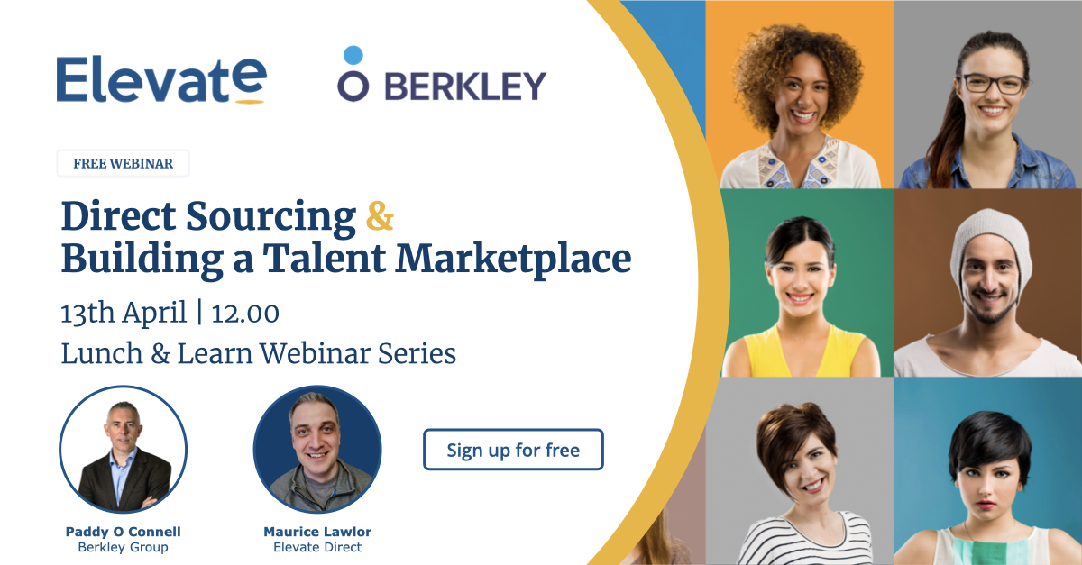 elevatedirect's tweet photo. <<< FREE WEBINAR >>> Join Elevate &amp; @berkleyrecruit as we discuss how Berkley has embraced Recruitment 4.0 and built a successful Talent Marketplace utilising Direct Sourcing and the Elevate AI-Powered Platform. Sign Up here >>> https://t.co/zLxbAt4wve https://t.co/bfRJ3vy86X