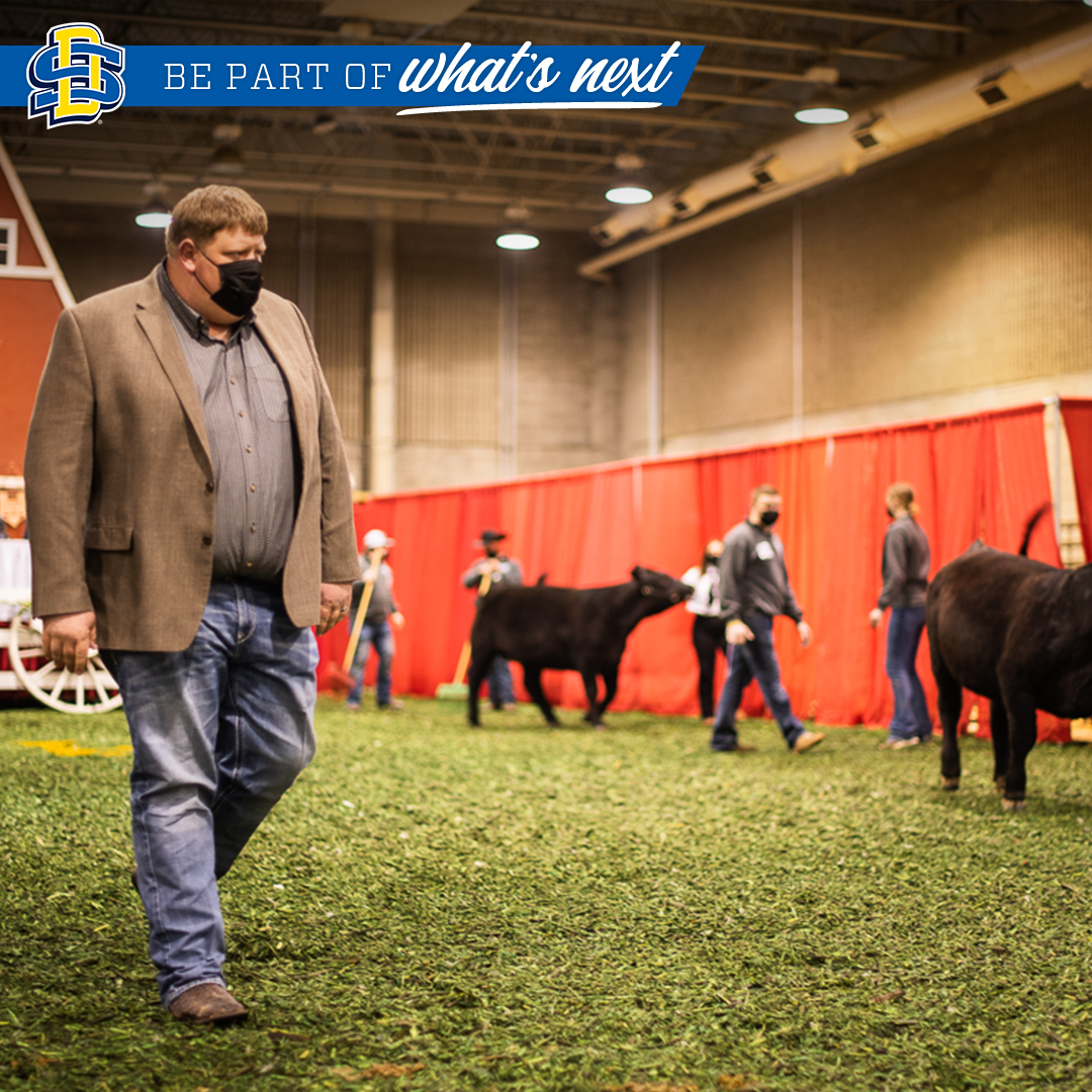 SDState's tweet photo. Be part of campus events, like Little International!

🐖 Little "I" is run by #SDState students
🐑 It is the largest 2-day agricultural exposition in the country
🐐 The 2021 event, "The Show Must Go On," was last weekend
🐄 This year's show was the 98th Little "I" on campus https://t.co/j4tmcy1GyC