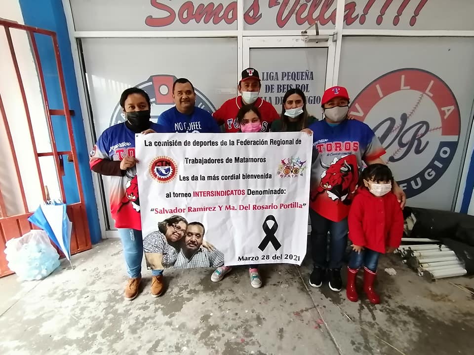 FederacinRegio2's tweet photo. La Comisión de Deportes de la FRTM rindió un homenaje a nuestros compañeros Salvador Ramírez y Ma. del Rosario Portilla, quienes fueron promotores del Deporte, por ello este años el Torneo de Softbol llevara su nombre. https://t.co/A6qo3hvYIC
