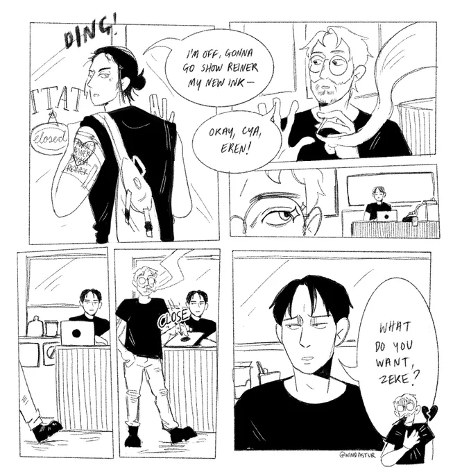 a continuation of my toxic eren comic with some stupid zevi.. ?? 