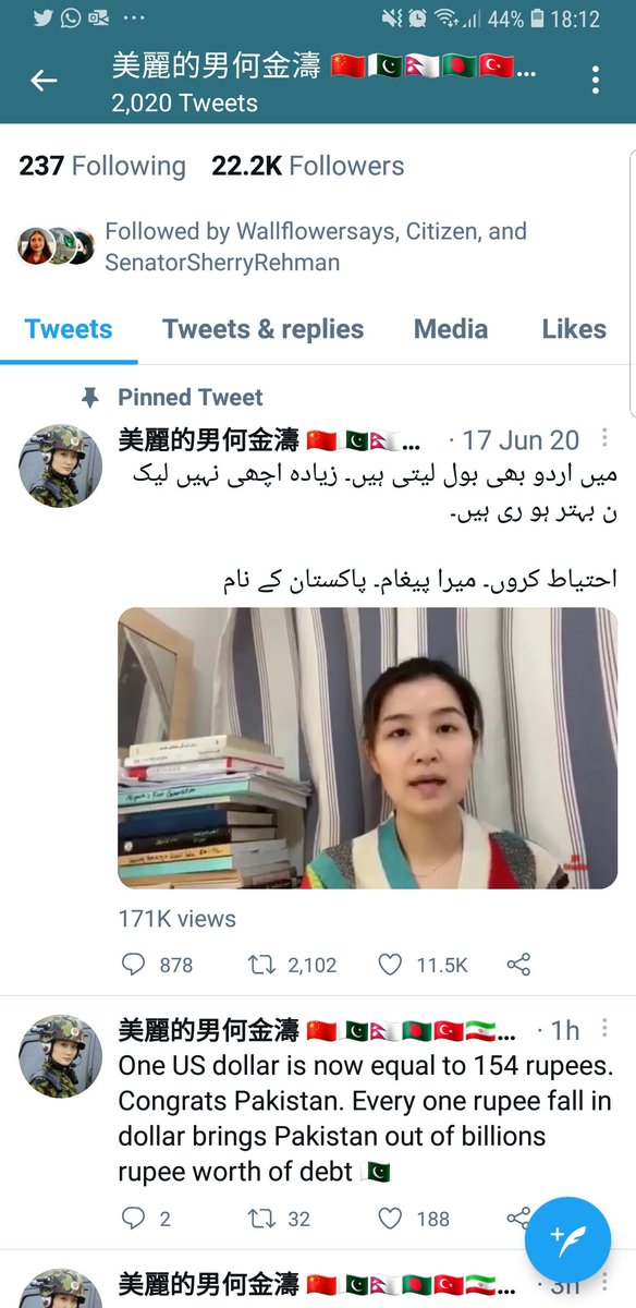 MavraGhaznavi's tweet photo. Oh, and the two accounts she follows that are obsessed with CPEC, Gwadar and hating on India? @Saakimaji and @CNPakWW are also tweeting with the hashtag #SAUSMF (South Asia Social Media Front)? 4/6 https://t.co/z5bHHgDr9U