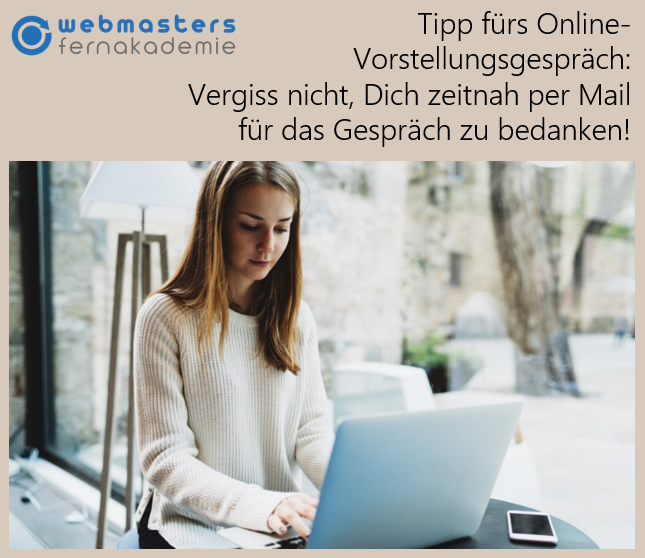 webmasters_de's tweet photo. Tipp fürs #OnlineJobinterview: Bedanke Dich zeitnah per Mail für das Vorstellungsgespräch! Die Gesprächsnachbereitung ist ein wichtiger Schritt nach dem #Videotelefonat. Mehr Tipps zum #Jobinterview: https://t.co/y4Er04drDU
Die komplette: PDF-Checkliste: https://t.co/I9G07OMTWQ https://t.co/INfydo58MP