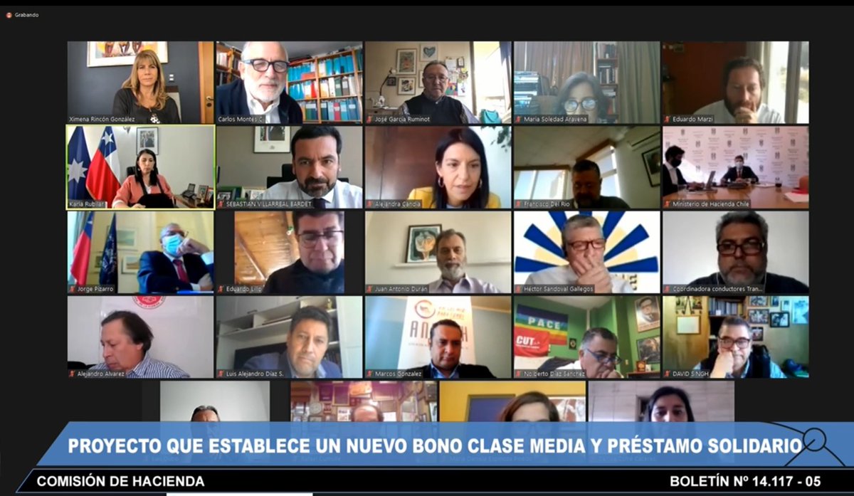 #Ahora Inicia en la Comisión de Hacienda del Senado el debate legislativo sobre el proyecto de #BonoClaseMedia. En unos minutos expondrán organizaciones sindicales. 
📺Siga la sesión: tv.senado.cl/tvsenado/comis…