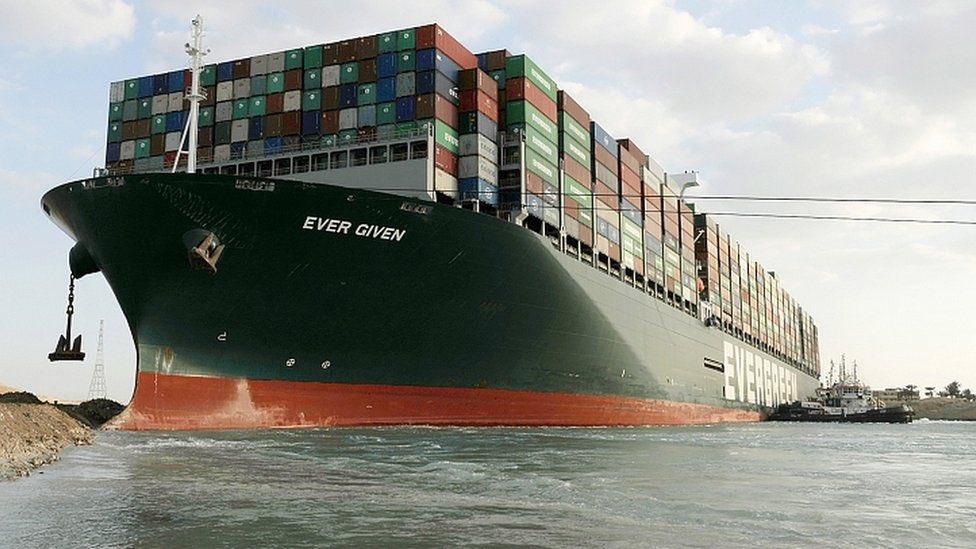 portstrategy's tweet photo. FREED! Ever Given has started moving along the channel after being fully refloated! #Evergreen #EverGiven #suez #suezcanel #stuckship #SuezBLOCKED #suezFREED https://t.co/KKydjui3SF