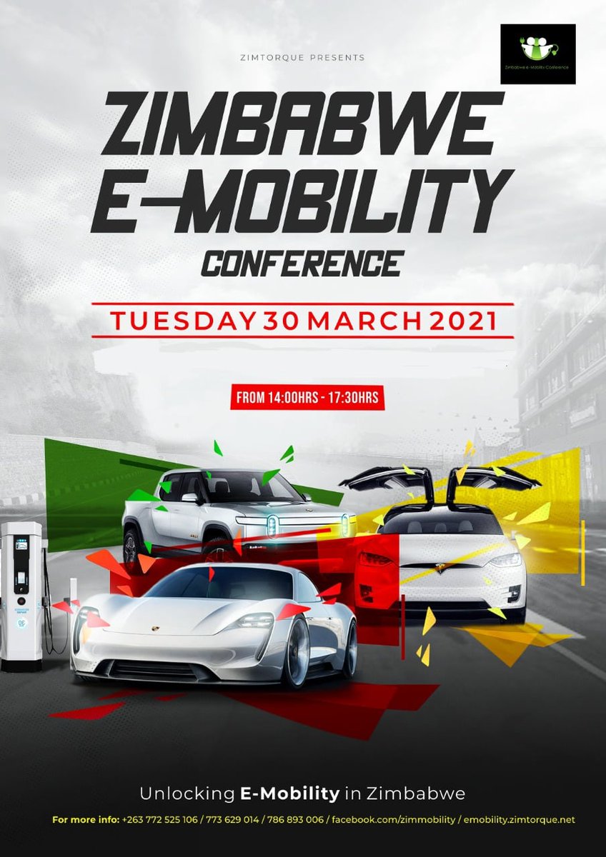 GridCars's tweet image. GridCars MD @winstonejordaan will be presenting at tomorrow’s Zimbabwe e-Mobility Virtual Conference 2021 #Zimtorque #EV #EVrevolution #ElectricVehicles #GridCars